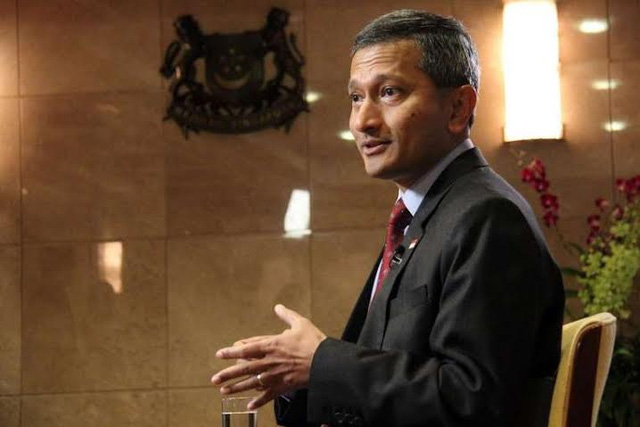 Ngoại trưởng Singapore Vivian Balakrishnan đề xuất một giải ph&aacute;p tạm thời nhằm hạ nhiệt t&igrave;nh h&igrave;nh Biển Đ&ocirc;ng hiện nay