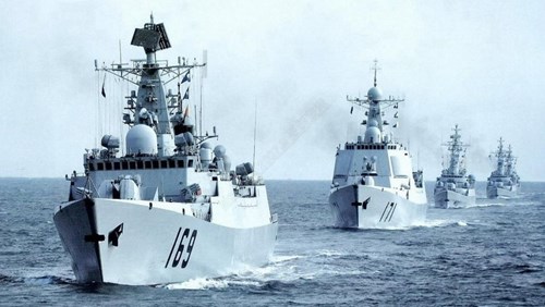 Hạm đội Nam Hải Trung Quốc thường xuy&ecirc;n giễu v&otilde; dương oai tr&ecirc;n Biển Đ&ocirc;ng