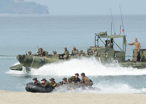 Mỹ v&agrave; Philippines tiến h&agrave;nh tập trận đột k&iacute;ch đổ bộ ở Biển Đ&ocirc;ng