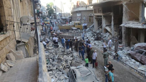 Khung cảnh giao tranh tan hoang của th&agrave;nh phố Aleppo, Syria, theo t&igrave;nh h&igrave;nh chiến sự Syria mới cập nhật 