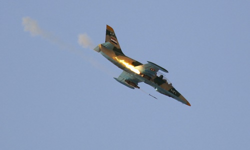 Trong những tin tức về t&igrave;nh h&igrave;nh chiến sự Syria mới nhất c&oacute; vụ chiến đấu cơ của qu&acirc;n đội rơi khi vừa cất c&aacute;nh