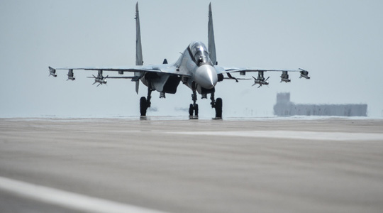 Một chiếc Su-30 SM của Nga ở Syria