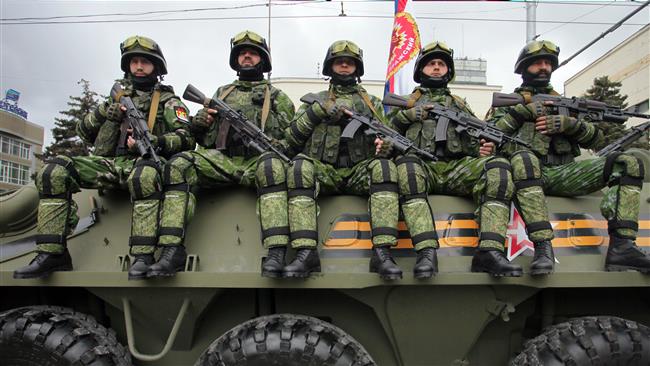 Lực lượng phe ly khai th&acirc;n Nga của nước Cộng h&ograve;a nh&acirc;n d&acirc;n Donetsk tự xưng 