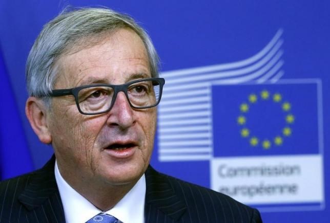 Chủ tịch EC Jean-Claude Juncker trong một phi&ecirc;n họp b&aacute;o trước cuộc họp thượng đỉnh của c&aacute;c nước EU
