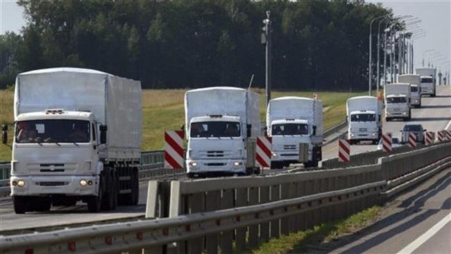 T&igrave;nh h&igrave;nh Ukraine mới nhất cho biết Nga gửi đo&agrave;n xe nh&acirc;n đạo thứ 32 tới miền Đ&ocirc;ng Ukraine 