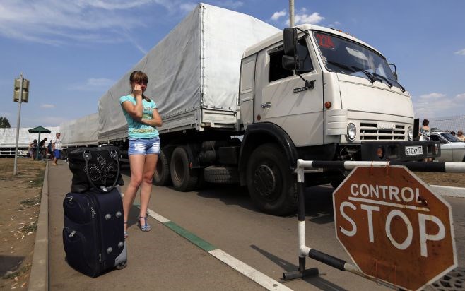 Tình hình Ukraine mới nhất cho biết Nga 'cấm cửa' các xe tải mang biển số Ukraine Tình hình Ukraine mới nhất cho biết Nga 'cấm cửa' các xe tải mang biển số Ukraine