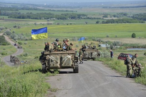 T&igrave;nh h&igrave;nh Ukraine mới nhất cho biết Khu vực Donbass được dự b&aacute;o đang b&ecirc;n bờ vực cuộc đại chiến