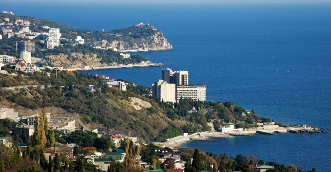 Một g&oacute;c của b&aacute;n đảo Crimea 