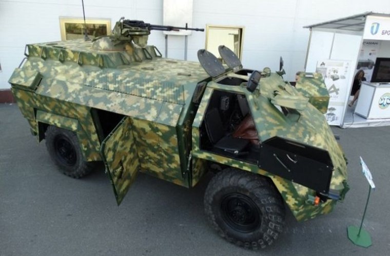 Mẫu xe bọc thép chở quân OVOD do Ukraine phát triển được giới thiệu vào năm 2015 Mẫu xe bọc thép chở quân OVOD do Ukraine phát triển được giới thiệu vào năm 2015