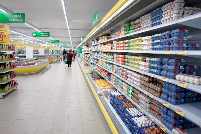 Một si&ecirc;u thị ở Ukraine
