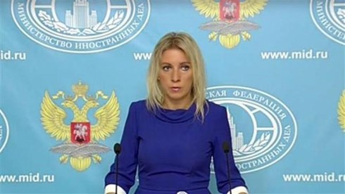 Người ph&aacute;t ng&ocirc;n Bộ Ngoại giao Nga Maria Zakharova