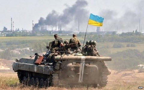 Binh sĩ Ukraine tại miền Đ&ocirc;ng nước n&agrave;y