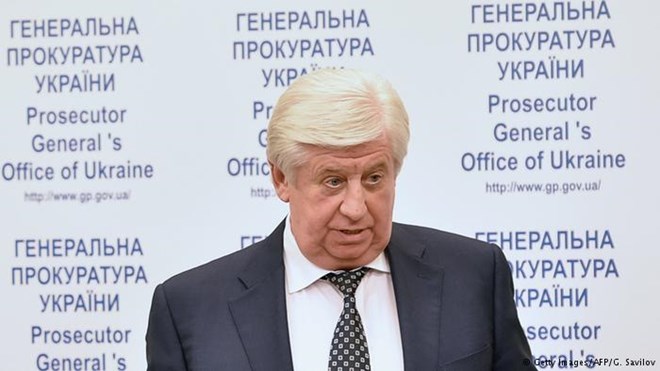 &Ocirc;ng Viktor Shokin, người vừa từ chức Tổng chưởng l&yacute; Ukraine