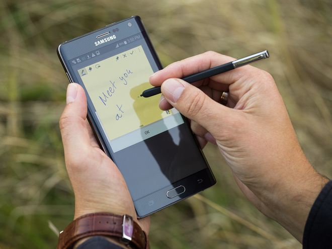 B&uacute;t cảm ứng tr&ecirc;n Galaxy Note của Samsung lu&ocirc;n khẳng định được vị tr&iacute; độc t&ocirc;n