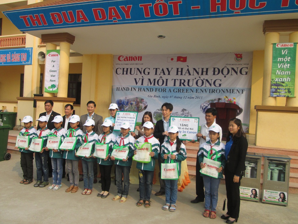 Canon Việt Nam đồng h&agrave;nh c&ugrave;ng bảo vệ m&ocirc;i trường sống 
