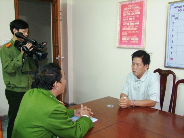 Đối tượng Nhứt tại cơ quan c&ocirc;ng an