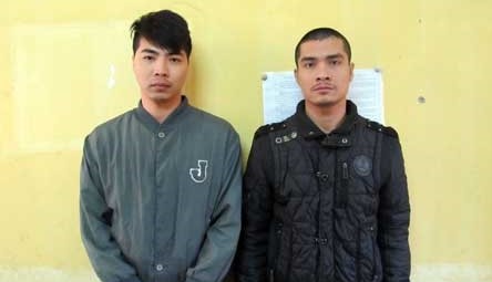 Các đối tượng tại cơ quan công an Các đối tượng tại cơ quan công an