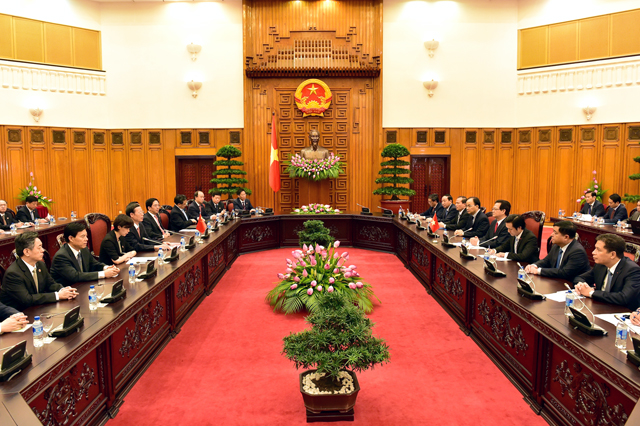 Ph&oacute; Thủ tướng Trung Quốc đến thăm Việt Nam 