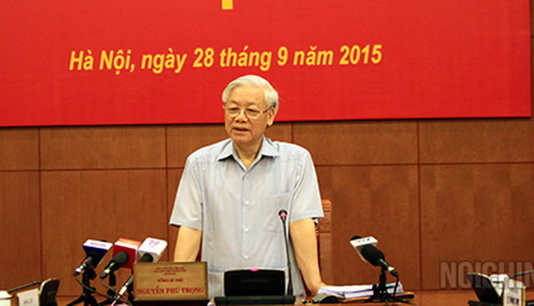 Tổng B&iacute; thư Nguyễn Ph&uacute; Trọng chủ tr&igrave; phi&ecirc;n họp thứ 8 Ban Chỉ đạo Trung ương về ph&ograve;ng chống tham nhũng