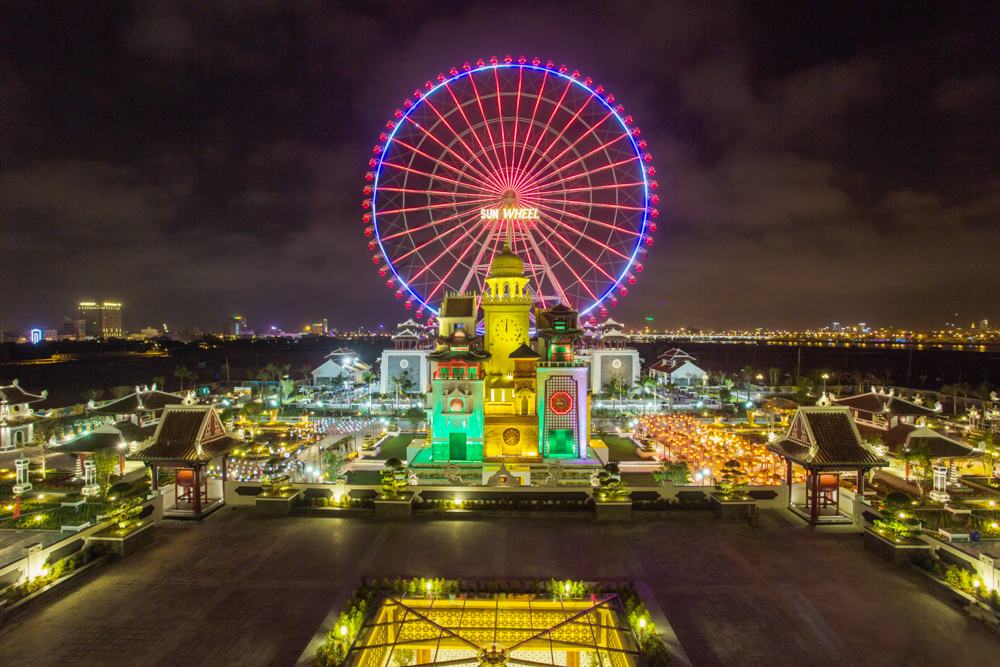 To&agrave;n cảnh lễ hội Hanami tại Asia Park