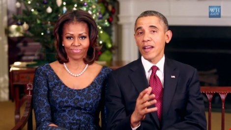 Tổng thống Mỹ Obama v&agrave; vợ