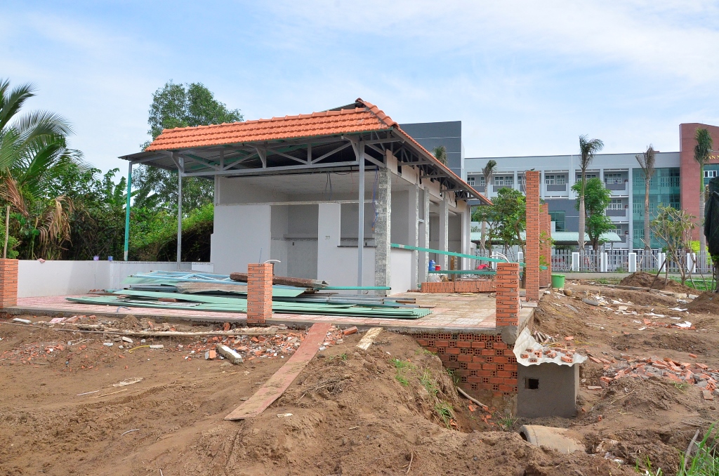 C&ocirc;ng tr&igrave;nh nơi xảy ra sự cố l&agrave; một ng&ocirc;i nh&agrave; đang sửa chữa tr&ecirc;n địa b&agrave;n TPHCM