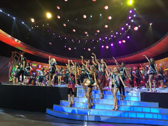 Chung kết hoa hậu Tr&aacute;i Đất 2016: Nam Em lọt top 8, miss Ecuado đăng quang