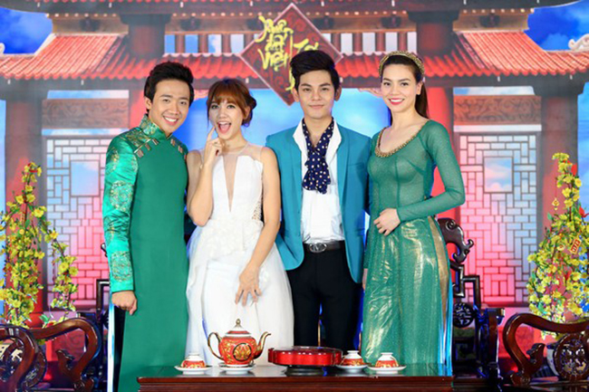 khoanh khac ngot ngao cua hari won va tran thanh