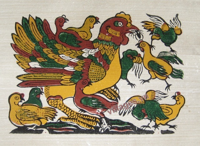 hình tượng gà trong tranh dân gian đông hồ hình tượng gà trong tranh dân gian đông hồ