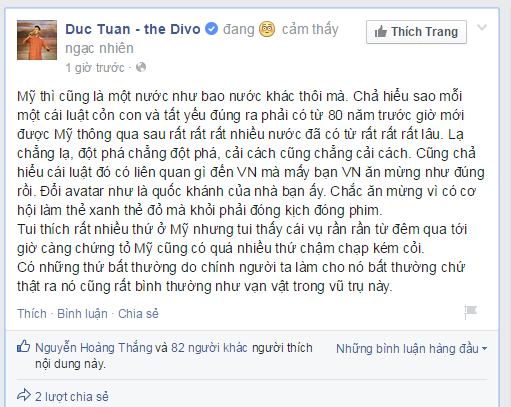 Tr&aacute;i lại, vẫn c&oacute; một số &yacute; kiến tỏ ra kh&ocirc;ng t&aacute;n đồng việc hưởng ứng tr&agrave;o lưu Facebook mới một c&aacute;ch &lsquo;ăn theo&rsquo;