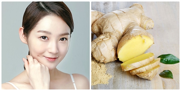Trị sẹo th&acirc;m bằng gừng tươi cắt l&aacute;t