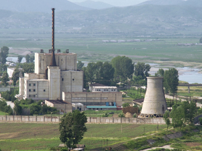 To&agrave;n cảnh cơ sở hạt nh&acirc;n Yongbyon , nơi sản xuất nguy&ecirc;n liệu chế tạo vũ kh&iacute; hạt nh&acirc;n của Triều Ti&ecirc;n