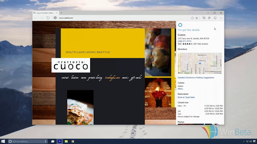 Trợ l&yacute; ảo Cortana t&iacute;nh năng nổi bật của tr&igrave;nh duyệt Spartan