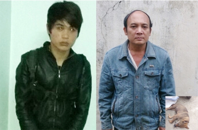 trộm ch&oacute; bị bắt ở thanh h&oacute;a