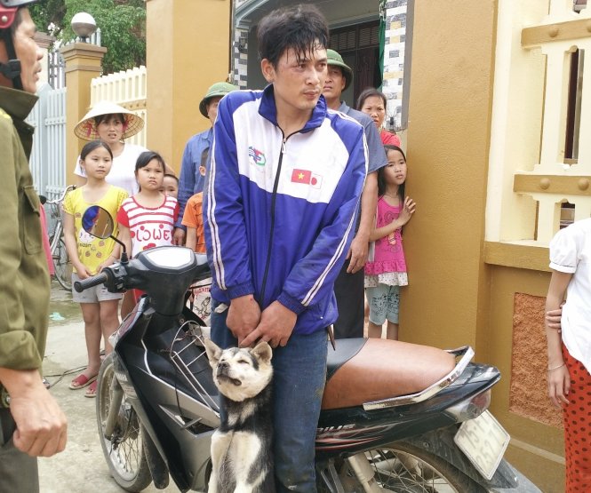 Nghi can trộm ch&oacute; L&ecirc; Văn To&agrave;n v&agrave; tang vật vụ &aacute;n