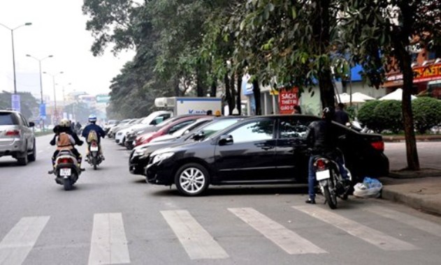 điểm tr&ocirc;ng xe ở h&agrave; nội