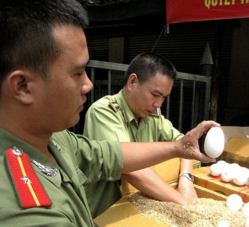 1.500 quả trứng ngỗng kh&ocirc;ng r&otilde; nguồn gốc