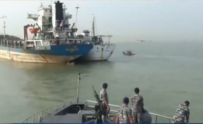 Indonesia từng bắt giữ t&agrave;u Trung Quốc x&acirc;m phạm tr&aacute;i ph&eacute;p. Ảnh: B&aacute;o Giao Th&ocirc;ng