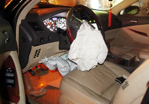 T&uacute;i kh&iacute; xe hơi Toyota sản xuất tại Trung Quốc kh&ocirc;ng an to&agrave;n