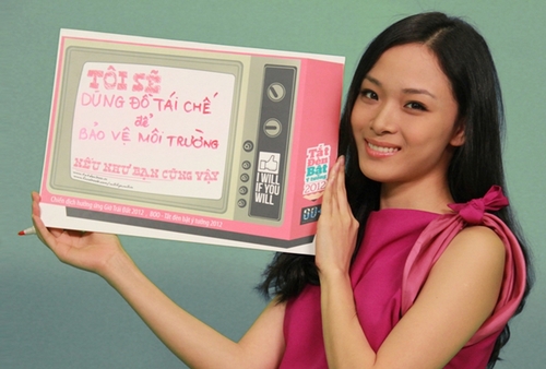 Trương Hồ Phương Nga trong một hoạt động cộng đồng