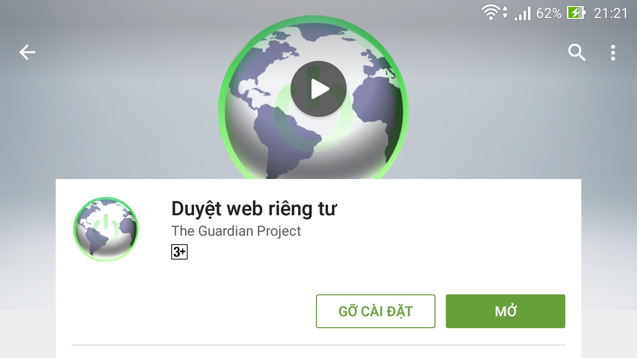 Truy cập website bị chặn tr&ecirc;n thiết bị Android cực k&igrave; đơn giản