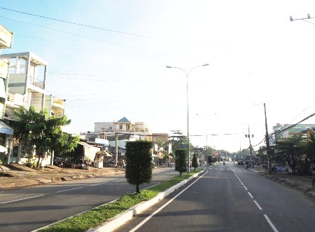 Đoạn đường nơi xảy ra vụ truy sát kinh hoàng