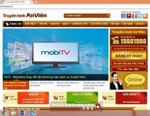 truyền h&igrave;nh mobiTV