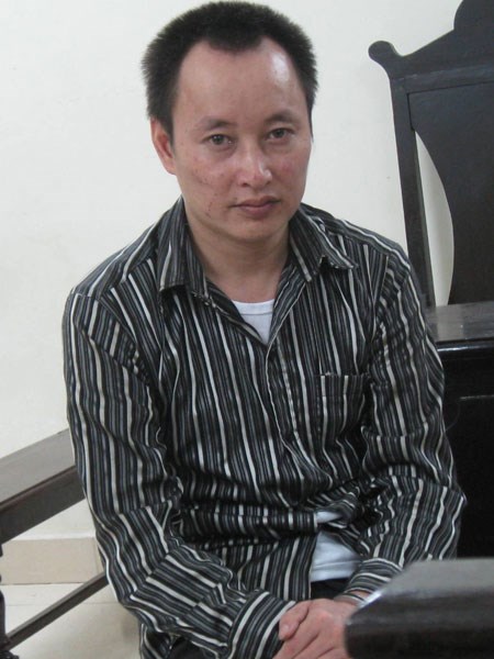 Trần Quang Huy trong phi&ecirc;n t&ograve;a x&eacute;t xử