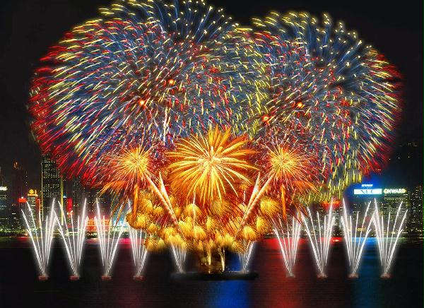 bắn ph&aacute;o hoa giao thừa, bắn ph&aacute;o h&oacute;a, ph&aacute;o hoa tết 2015, tết ất m&ugrave;i, giao thừa ất m&ugrave;i