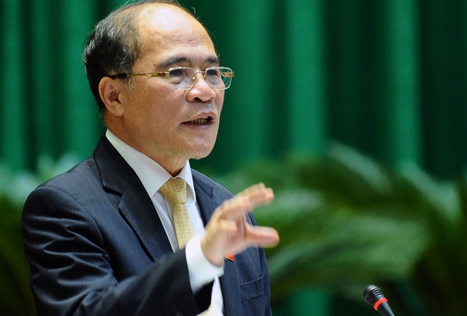 Chủ tịch Quốc hội, thẻ nh&agrave; b&aacute;o, thẻ giới thiệu, ph&aacute;p lệnh, Chủ tịch Quốc hội Nguyễn Sinh H&ugrave;ng