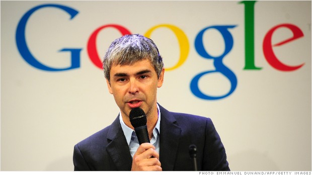 Larry Page  T&ocirc;̉ng tài sản: 32.3 tỷ USD  Gi&aacute;m đốc điều h&agrave;nh tại Google.