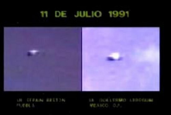 UFO bay tr&ecirc;n bầu trời Mexico được nh&igrave;n thấy ở nhiều vị tr&iacute; kh&aacute;c nhau