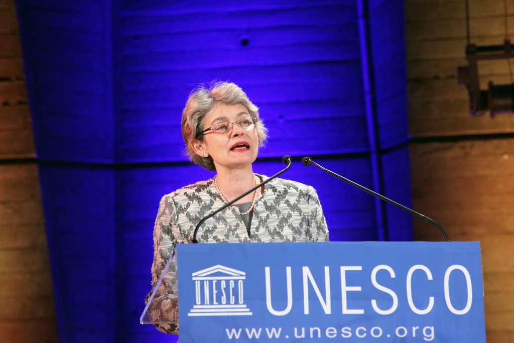 B&agrave;  Irina Bokova cũng được đ&aacute;nh gi&aacute; l&agrave; một trong những ứng cử vi&ecirc;n s&aacute;ng gi&aacute; cho chức Tổng thư k&yacute; Li&ecirc;n Hợp Quốc.