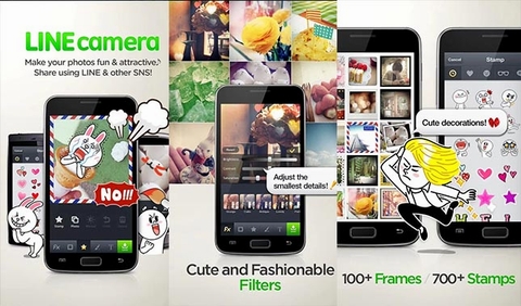 Kh&ocirc;ng chỉ c&oacute; OTT, Line cũng c&oacute; ứng dụng chụp ảnh cho Android của ri&ecirc;ng m&igrave;nh